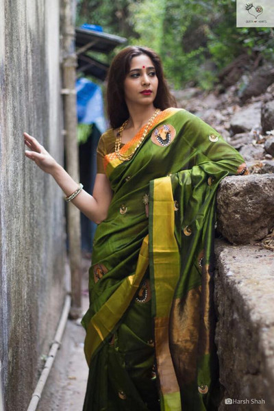 Bull Kanjivaram Silk Saree