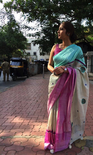 Peace Mandala Uppada Silk Saree